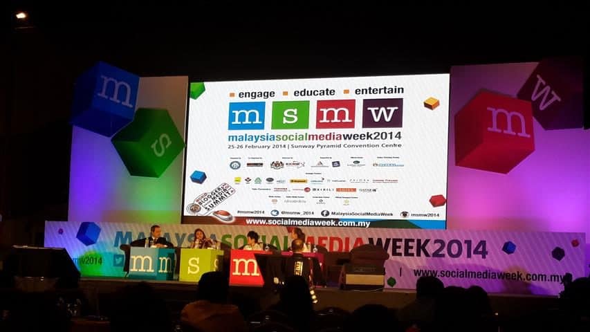 Malaysia Social Media Week 2014 adalah event yang sangat menarik dan padat dengan pengisian
