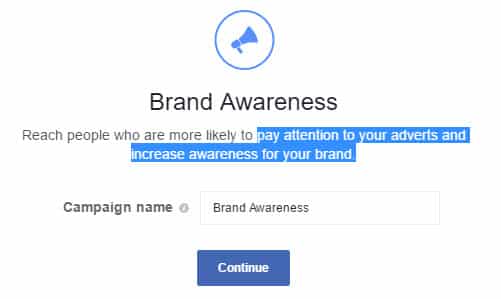 Objektive Brand Awareness Untuk Facebook Ads