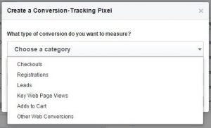 Jenis-Jenis Conversion Pixel yang boleh digunakan di Facebook