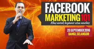 Kelas Facebook Marketing for Newbies