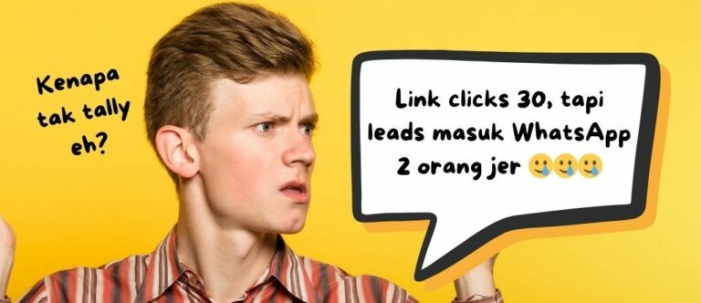 Meta Ads: Cuba check setting ads ni jika anda ada masalah link clicked tak tally